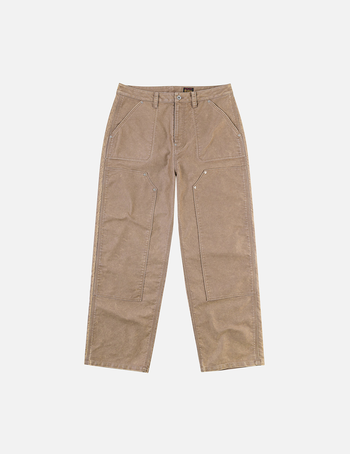 Seagull Print and Multi-Pocket Regular Fit Cargo Pants